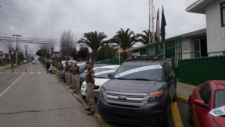 Balance de Carabineros: 87% de los vehículos sustraídos en la región de Valparaíso han sido recuperados