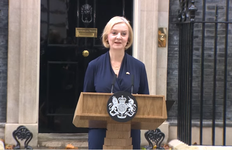 Tras solo 45 días en el cargo: Liz Truss presenta su renuncia como primera ministra del Reino Unido