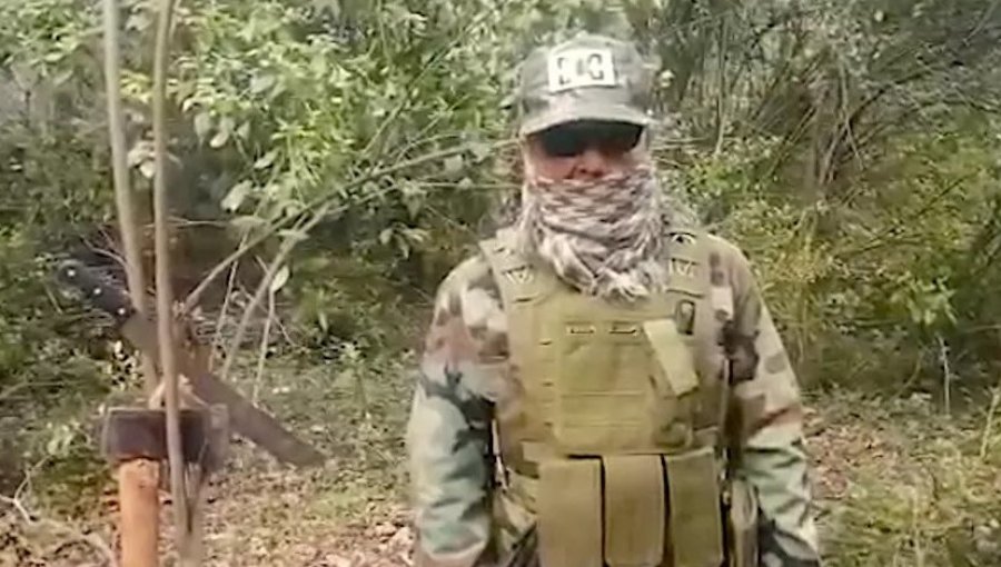 Fiscalía investiga video donde hombre anuncia la llegada de "milicia nacionalista" a la región de La Araucanía