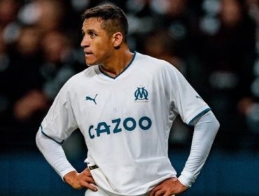 Alexis Sánchez fue titular en la caída del Marsella ante Frankfurt por Champions League