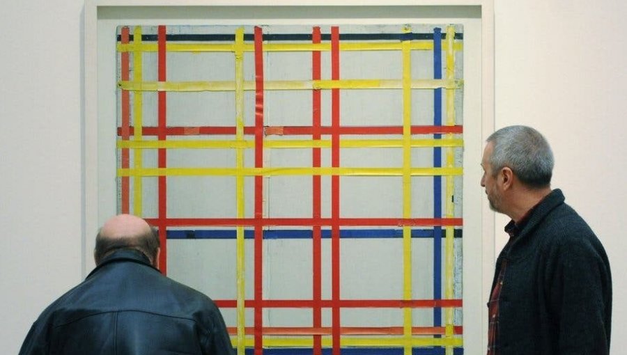 El cuadro de Piet Mondrian que ha estado colgado al revés en varias galerías durante más de 75 años
