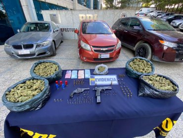 Operación «Limpieza Olivar»: Desbaratan banda criminal dedicada al tráfico de drogas en la parte alta de Viña del Mar
