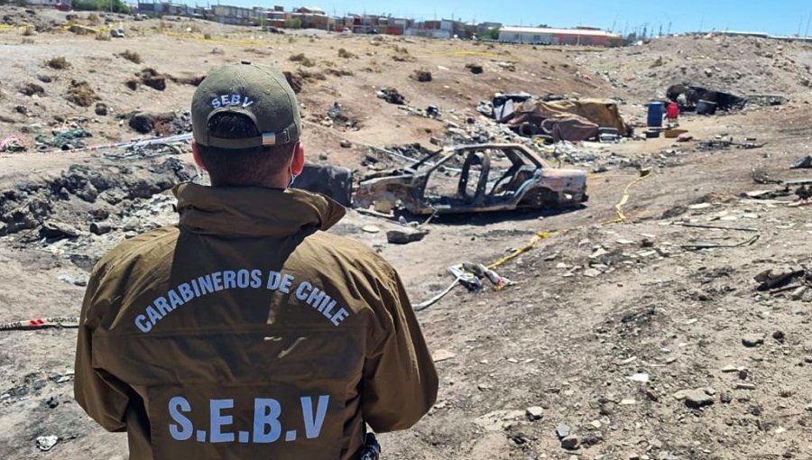 Macabro hallazgo en Calama: Encuentran dos cuerpos totalmente calcinados en una quebrada