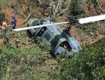 Confirman muerte de piloto de helicóptero que cayó en la zona cordillerana de San Clemente