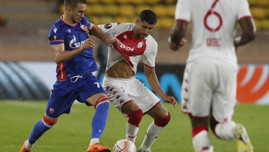Guillermo Maripán fue titular en la clasificación del AS Monaco a la siguiente fase de Europa League