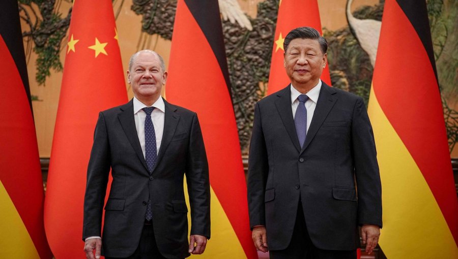 Las suspicacias de los socios europeos tras reunión entre el canciller de Alemania y el presidente de China