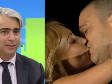 ME-O y apasionado beso entre Karen Doggenweiler y Julián Elfenbein en la Teletón: “Fue un lindo beso”