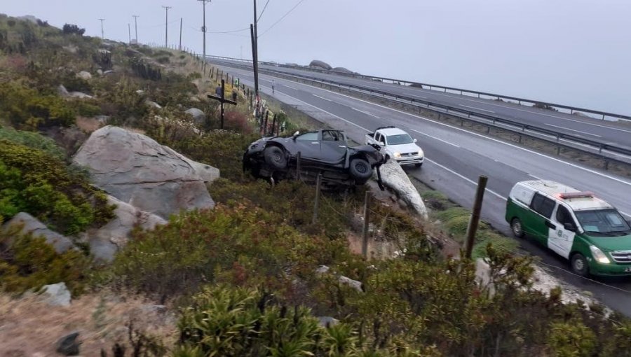 Carabinero muere tras volcamiento en Coquimbo: camioneta en la que se trasladaba como copiloto tenía encargo por robo