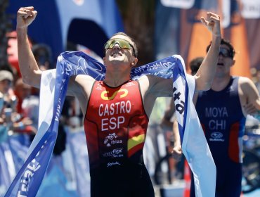 Triatlón: Castro superó al chileno Diego Moya y se quedó con la Copa del Mundo de Viña