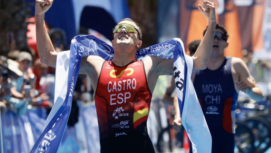 Triatlón: Castro superó al chileno Diego Moya y se quedó con la Copa del Mundo de Viña