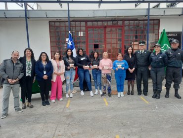 Gendarmería entrega copas menstruales a privadas de libertad de la región de Valparaíso