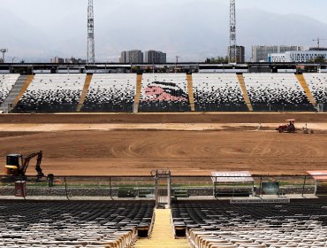 Colo-Colo comenzó trabajos para cambiar el césped del Estadio Monumental por primera vez en 33 años