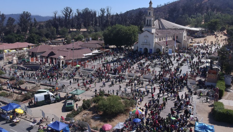 Peregrinación a Lo Vásquez regresa tras dos años de suspensión por la pandemia y bajo estrictas medidas de seguridad