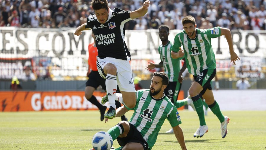 Colo Colo volvió a derrotar a un Betis que se devuelva a España con tres caídas