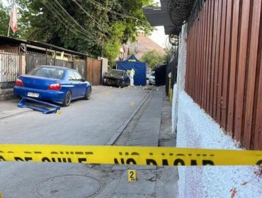 Quinta Normal: En medio de una fiesta comienza balacera que termina con un colombiano y un ecuatoriano muertos