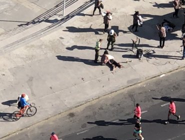 Viña del Mar: En plena maratón balean a hombre en situación de calle