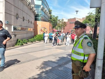 Masivo asalto a tienda Mac Online en Mall Plaza de Huechuraba