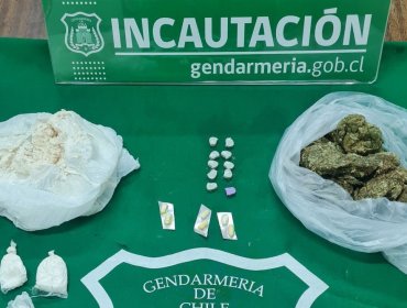 Decomisan diversas drogas lanzadas a la cárcel de Valparaíso mediante dos "pelotazos"