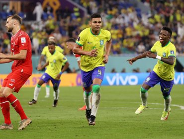 Brasil selló su clasificación a octavos de final del Mundial tras vencer en trabajado partido a Suiza