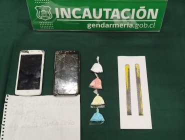 Gendarmes lograron incautar lanzamientos de drogas en cárceles de San Felipe y Los Andes