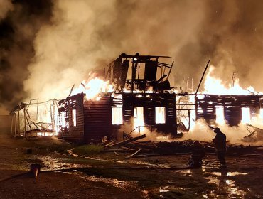 Posible ataque incendiario consumió refugio de montaña en Collipulli