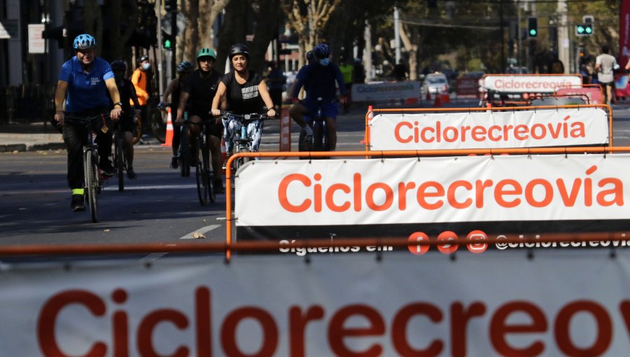 Este domingo inauguran CicloRecreoVía que irá desde Alameda a la Plaza de Maipú