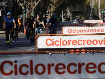 Este domingo inauguran CicloRecreoVía que irá desde Alameda a la Plaza de Maipú