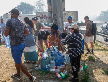 Melipilla suspende las clases en escuelas y jardines infantiles por incendio forestal que ha consumido más de 160 hectáreas