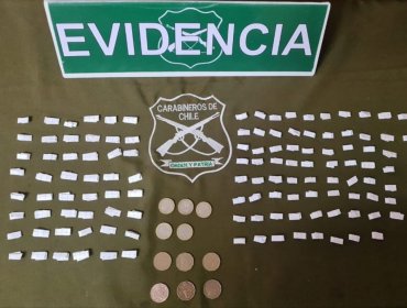 Detienen a microtraficante que operaba en las cercanías del Mercado Cardonal de Valparaíso