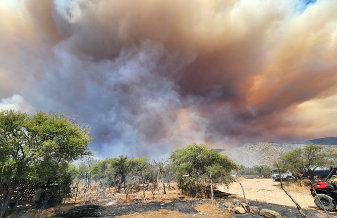 Declaran Alerta Roja para Curacaví por incendio forestal cercano a sectores poblados e infraestructura crítica