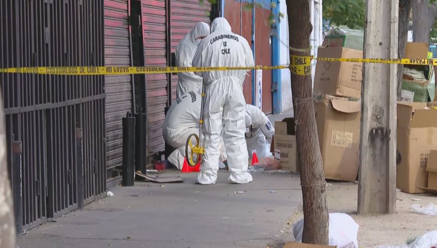 Guardia de seguridad fue asesinado a quemarropa en el barrio Meiggs de Santiago