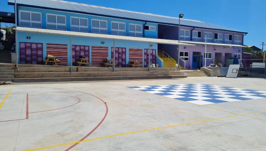 Inauguran obras de remodelación de la escuela Violeta Parra de Chorrillos en Viña del Mar