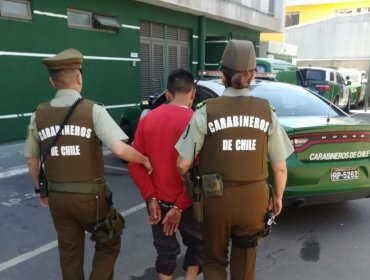 Hombre fue detenido tras ser sorprendido iniciando un incendio forestal en Penco: cuenta con antecedentes policiales