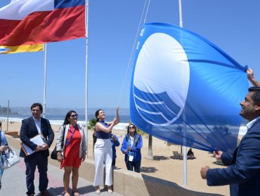 Certifican con calidad de sostenibilidad "Blue Flag" a playa del 5° sector de Reñaca