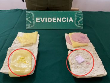 Mujer fue detenida en Comisaría de Cerrillos tras intentar entregar a imputada un sandwich con droga oculta en su interior