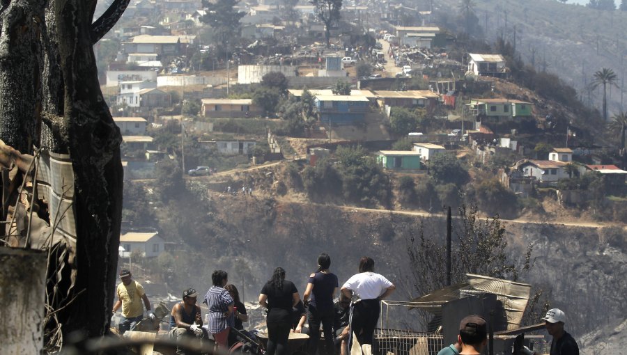 Ministro de Obras Públicas asegura que incendio en Viña "ha sido contenido" y que "por el momento no se estaría expandiendo"