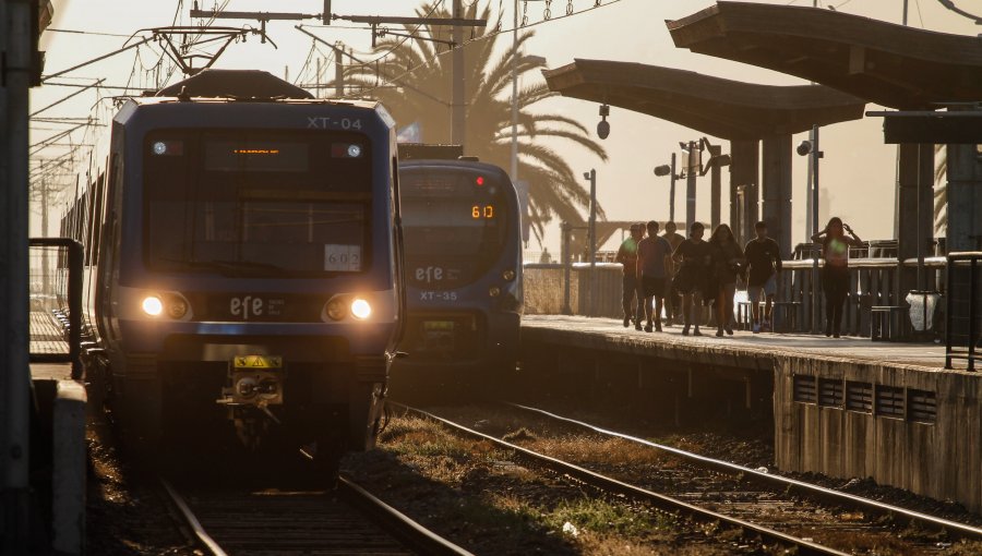 EFE Valparaíso adelanta su horario punta de tarde y anuncia refuerzo de sus servicios para este viernes 23