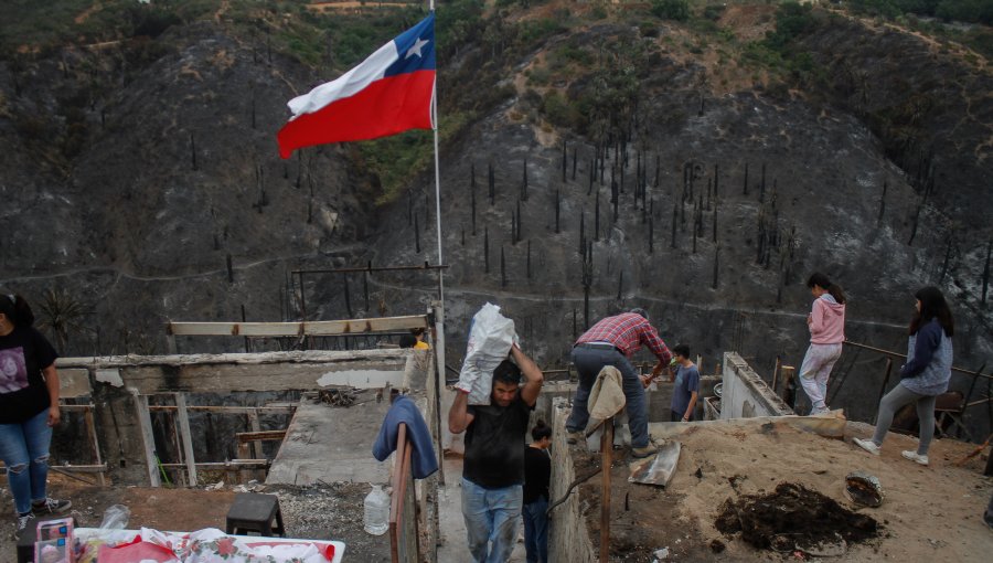 Megaincendio en Viña del Mar consumió 261 casas y dejó a 769 damnificados: remueven escombros para iniciar reconstrucción