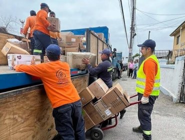Quillota reunió 10 toneladas de ayuda para las familias afectadas por el incendio de Viña del Mar