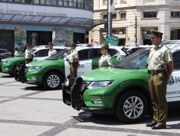 Entregan 21 vehículos a Carabineros de la región de Valparaíso: iniciativa contempla una totalidad de 43 móviles