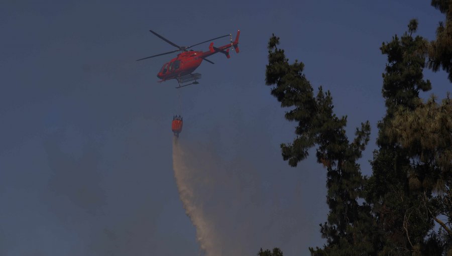 Declaran Alerta Roja para Lumaco por incendio forestal que presenta cercanía a sectores habitados