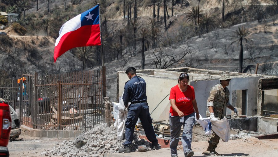 Culmina el 100% de la remoción de escombros del megaincendio en Viña del Mar: se dará paso a la fase de reconstrucción