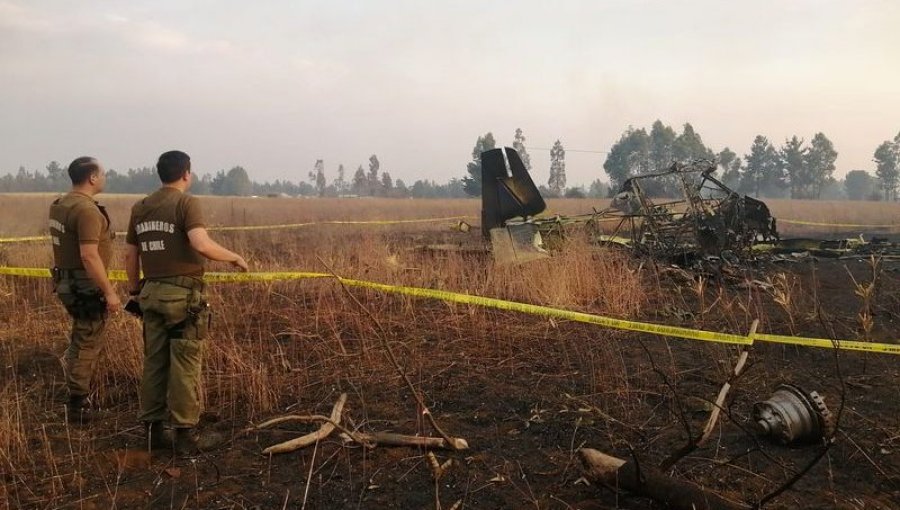Descartan preliminarmente la intervención de terceras personas en accidente de piloto español que murió combatiendo incendio en La Araucanía