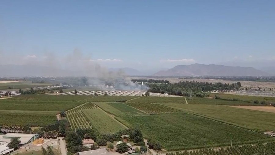 Reportan la caída de una avioneta en el sector Punta de Cortés en Rancagua