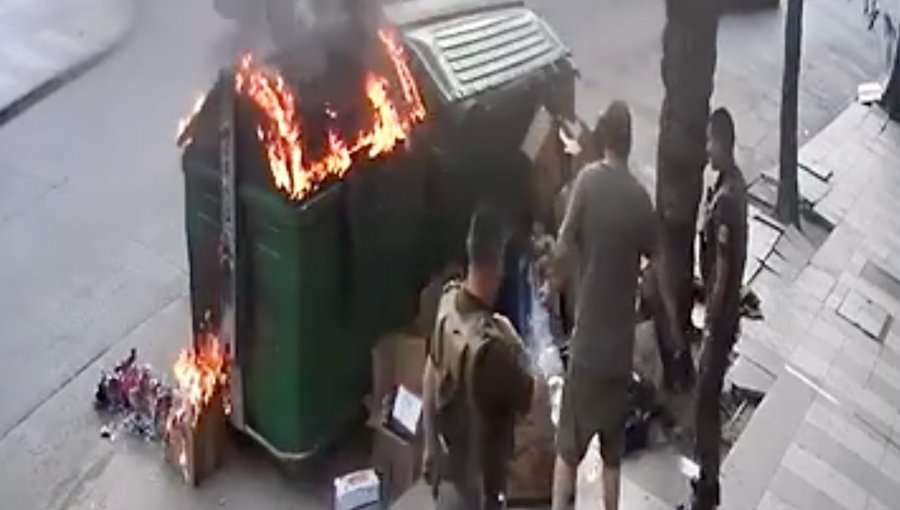 Hombre que se hizo pasar por bombero y denunció incendio en Viña fue detenido por iniciar el fuego: transeúnte lo delató