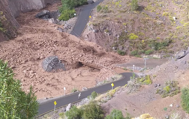 Declaran Alerta Amarilla para San José de Maipo tras remoción en masa en Baños Morales: 49 personas se encuentran aisladas