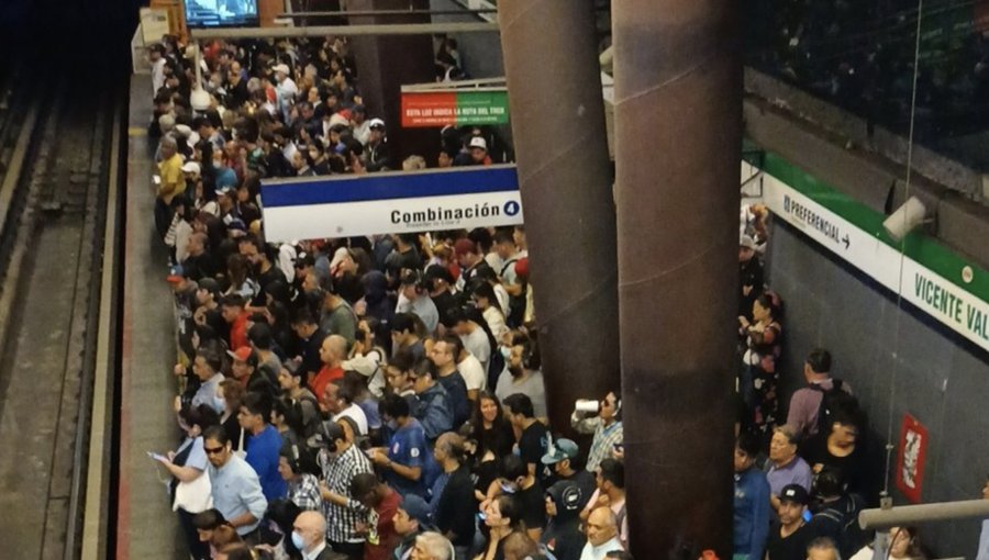 Suspenden servicio en estaciones de la Línea 5 del Metro de Santiago por persona en las vías