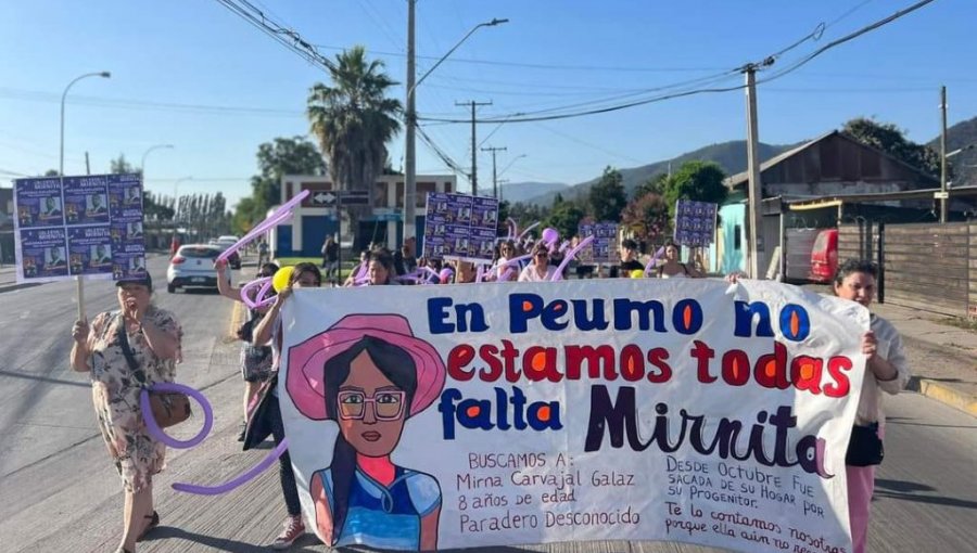 Intensa búsqueda de niña de 8 años en Peumo: familia acusa que fue secuestrada por su padre hace dos meses