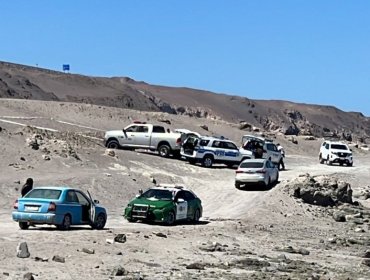 Encuentran dos cuerpos calcinados en el sector de Playa Blanca en Iquique: también fue hallado un vehículo incendiado