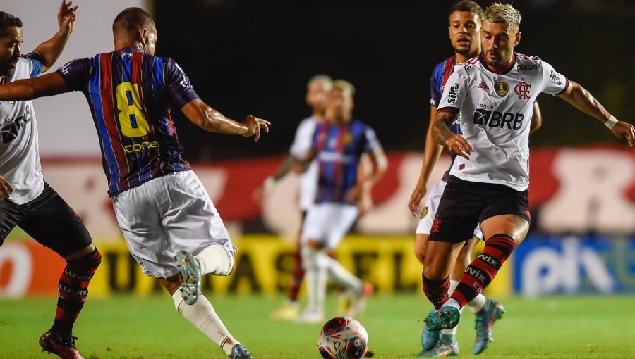 Arturo Vidal y Erick Pulgar no vieron acción en discreto empate del Flamengo por el Campeonato Carioca